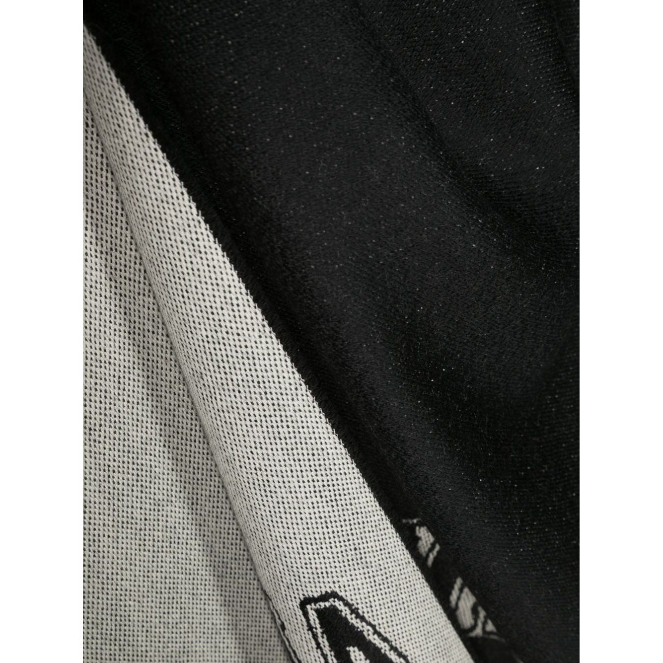 Alexander McQueen Logo wool scarf