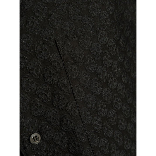 Alexander McQueen Shirts Black LDin,Men,Men > Clothing,Men > Clothing > Shirts,Spring - Summer 2025,Yes Eu Alexander Mcqueen 814693QRABU1010-P25