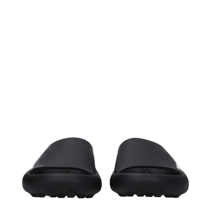 Ambush Black Cotton Slippers