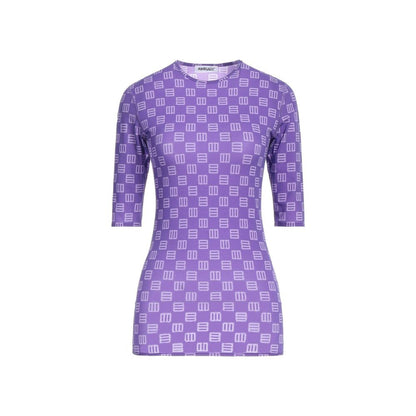 Ambush Purple Elastane T-Shirt