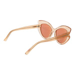 Andy Wolf Orange Unisex Sunglass with full-rim acetate frame and mirrored lenses, providing 100% UVA & UVB protection.