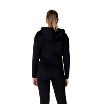 Armani Exchange Black Cotton Hoodie
