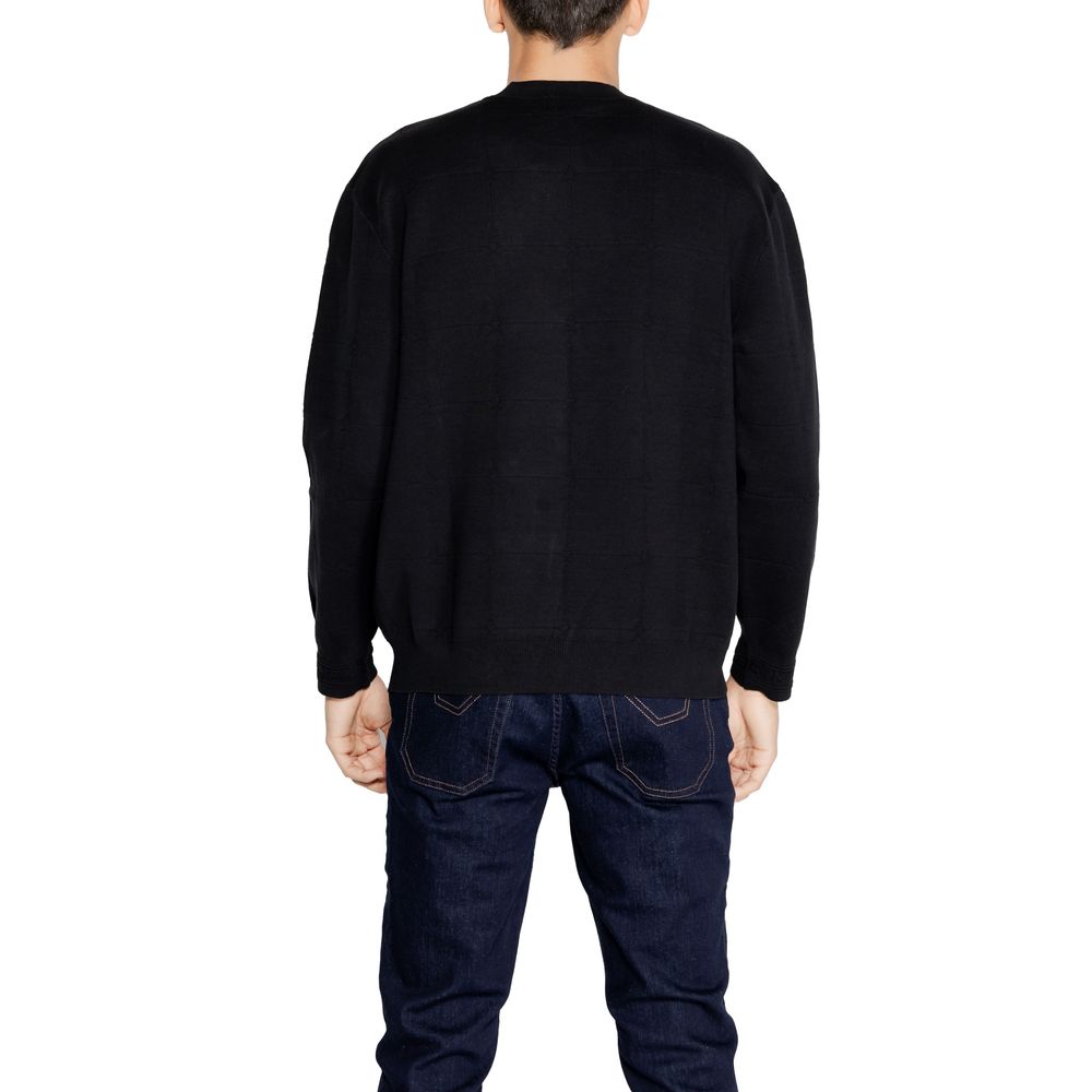 Armani Exchange Black Cotton Sweatshirt