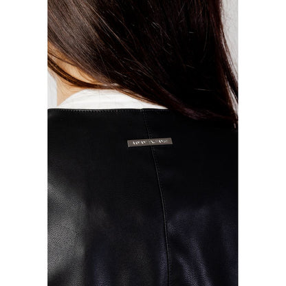 Armani Exchange Black Leather Jacket