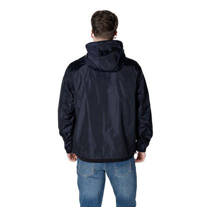 Armani Exchange Blue Polyamide Shell Jacket