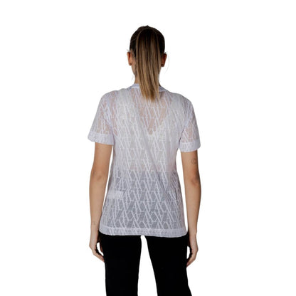 Armani Exchange White Polyester T-Shirt