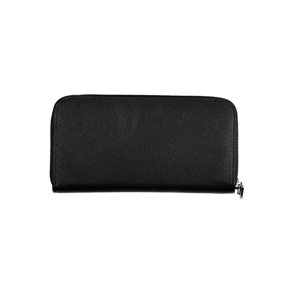 BYBLOS Black Polyurethane Women Wallet BYBLOS