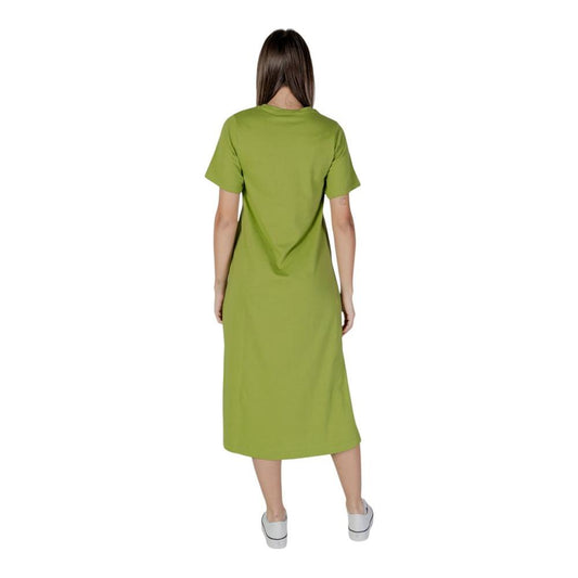 B.Young B.Young Green Cotton Dress BY-14886200148-IT38|XS 1728,71956299936,B.Young,Clothing,Dresses - Women - Clothing,Green,IT38|XS,IT40|S,New with tags,Women,Women - Clothing