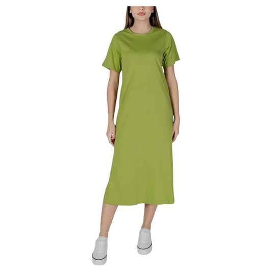 B.Young B.Young Green Cotton Dress BY-14886200148-IT38|XS 1728,71956299936,B.Young,Clothing,Dresses - Women - Clothing,Green,IT38|XS,IT40|S,New with tags,Women,Women - Clothing
