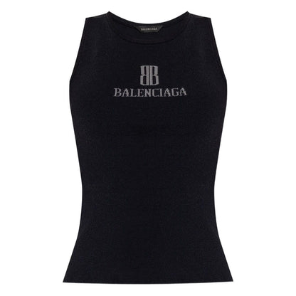 Balenciaga Top Black Topwear