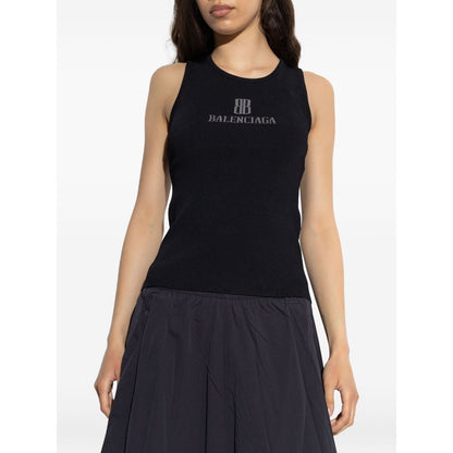 Balenciaga Top Black Topwear