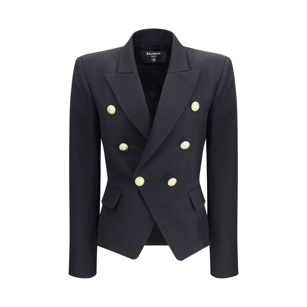 Balmain Black Wool Blazer