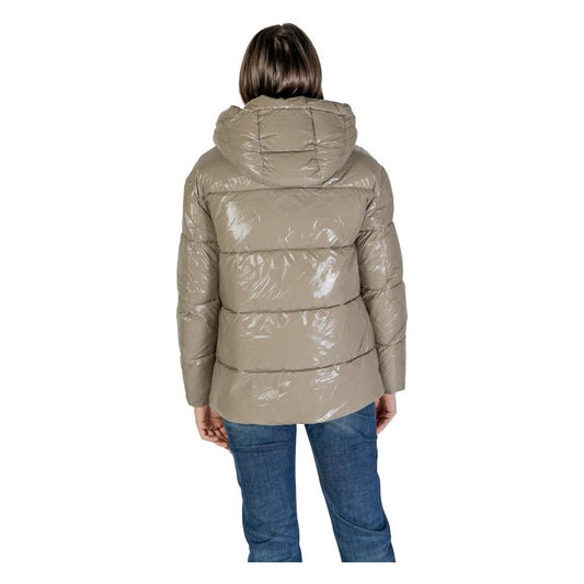Blauer Blauer Beige Polyamide Jackets & Coat BL-15979300127-IT44|L 1728,71956299936,Beige,Blauer,Clothing,IT44|L,Jackets & Coats - Women - Clothing,New with tags,Women,Women - Clothing