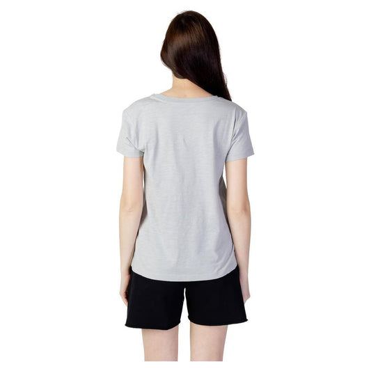 Blauer Blauer Gray Cotton Tops & T-Shirt BL-10441800136-IT38|XS 1728,71956299936,Blauer,Clothing,Gray,IT38|XS,New with tags,Tops & T-Shirts - Women - Clothing,Women,Women - Clothing