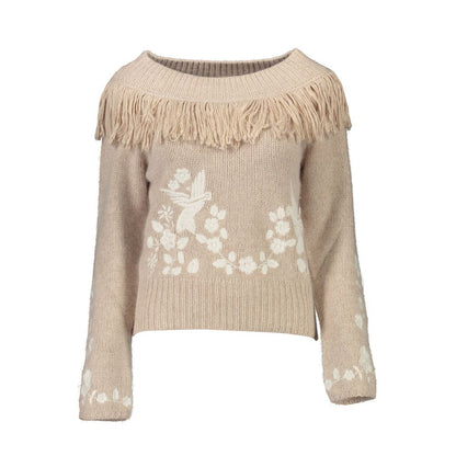 Blugirl Beige Poliammide Women Sweater