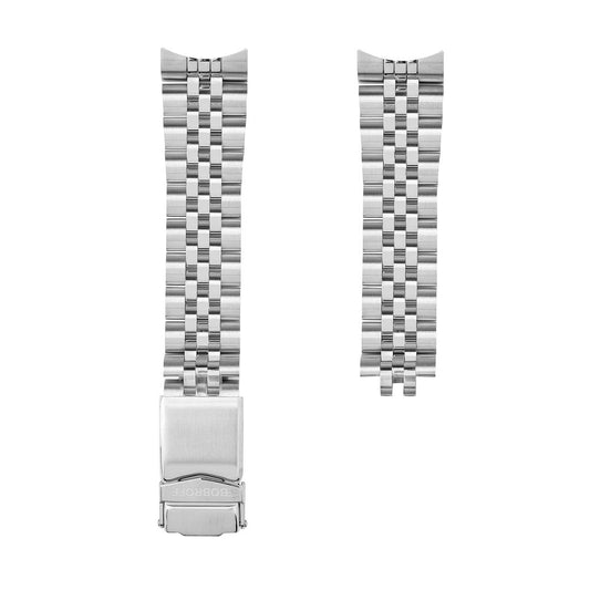 Bobroff Silver Stainless Steel Bracelet Watch Bobroff