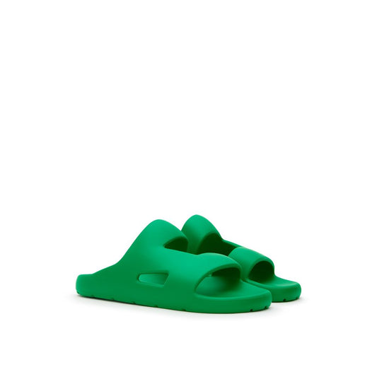 Bottega Veneta Green Cotton Slipper BO-10134674-EU42/US9