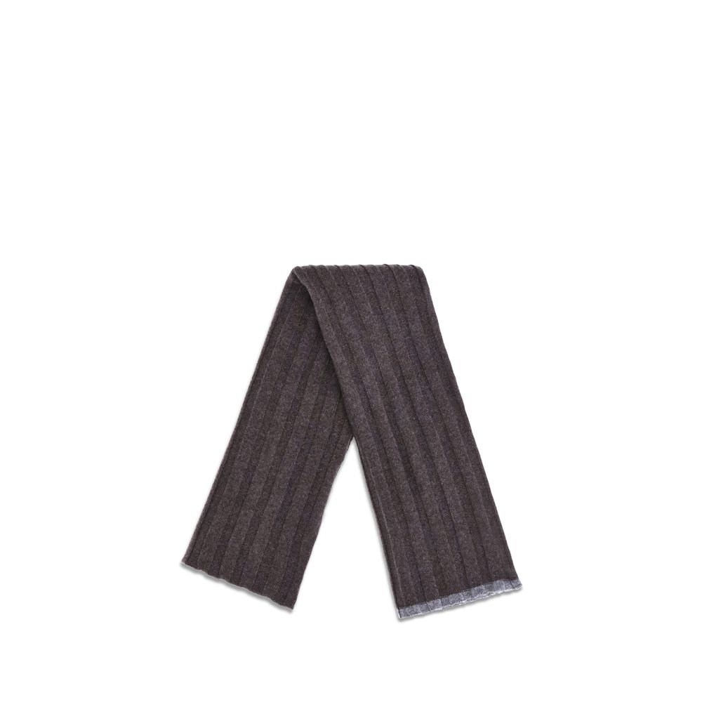 Brunello Cucinelli Brown Cashmere Scarf
