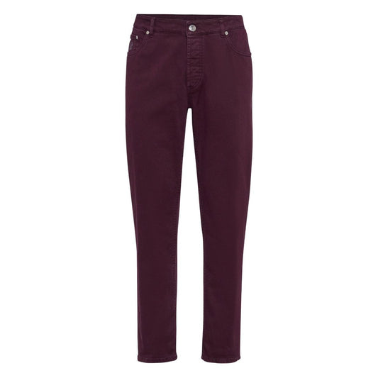 Brunello Cucinelli Logo-patch jeans