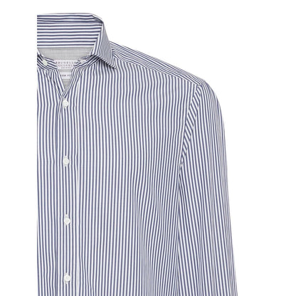 Brunello Cucinelli Shirts Blue