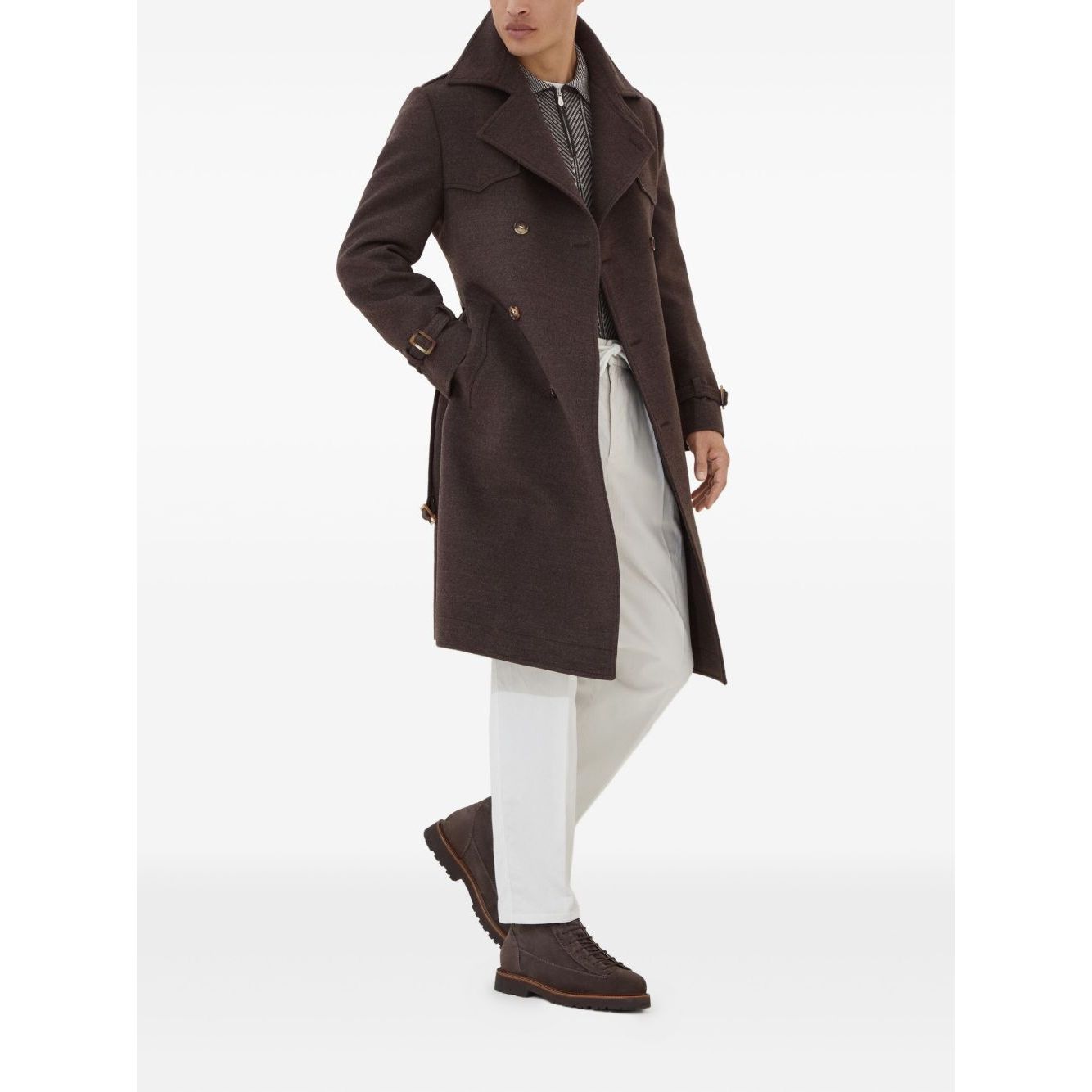 Brunello Cucinelli Trousers White