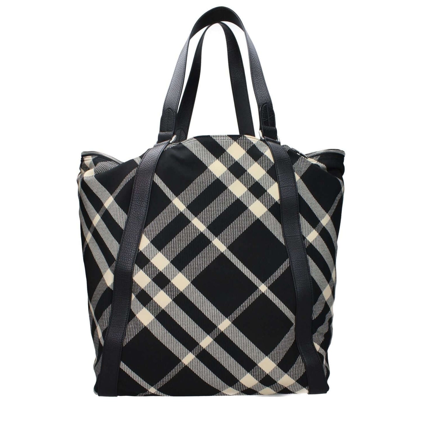 Burberry Black Fabric Shoulder Bag