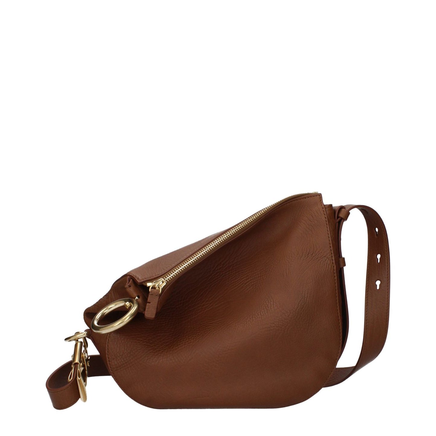 Burberry Brown Leather Crossbody Bag