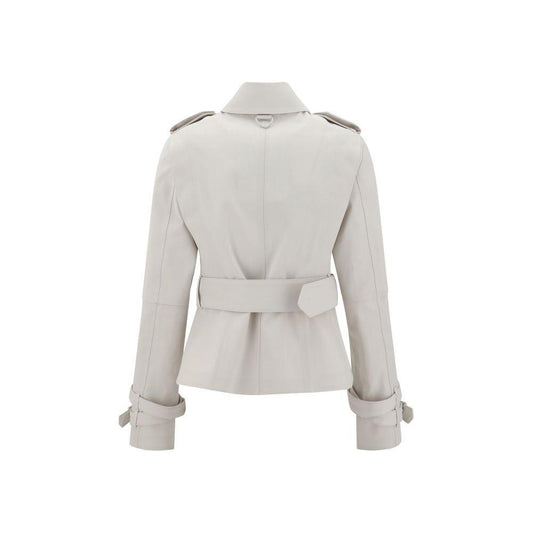 Burberry Cotton Jacket 1728,72470364320,8,Beige,Burberry,Clothing,Jackets & Coats - Women - Clothing,New with tags,Women,Women - Clothing Burberry BU-8105791C2388-8