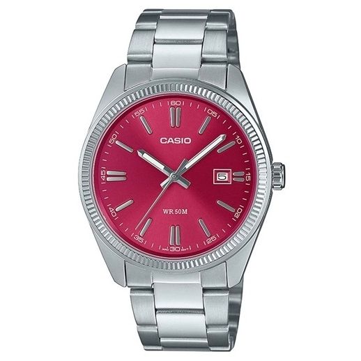 CASIO COLLECTION Mod. DATE - CHERRY RED WATCHES