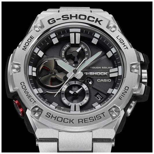CASIO G-SHOCK CASIO G-SHOCK MASTER OF G Mod. G-STEEL Bluetooth® GST-B100D-1AER Gent,Gent Ready stocked Watches,READY STOCKED WATCHES,Watches for Men - Watches,Wristwatch