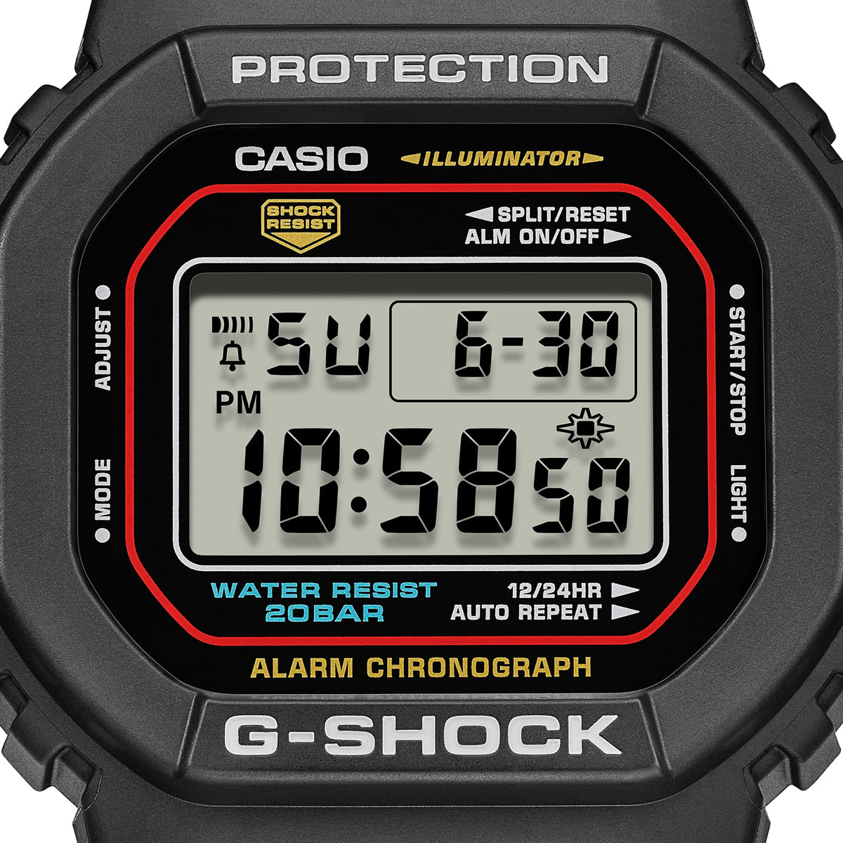 CASIO G-SHOCK Mod. THE ORIGIN - RE-EDITION SUPER ILLUMINATOR WATCHES