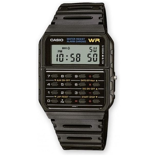 CASIO VINTAGE Mod. CALCULATOR EDGY COLLECTION - BLACK