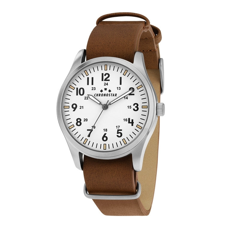 CHRONOSTAR MOD. R3751313002 Quartz Gent Wristwatch with Mineral Dial and 39mm Case