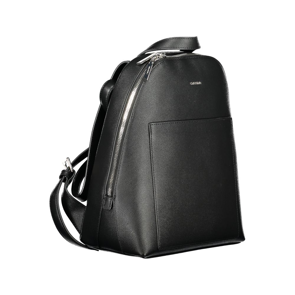 Calvin Klein Black Polyurethane Women Backpack