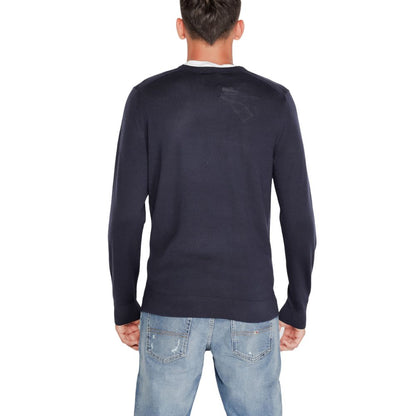 Calvin Klein Blue Recycled Wool Sweatshirt