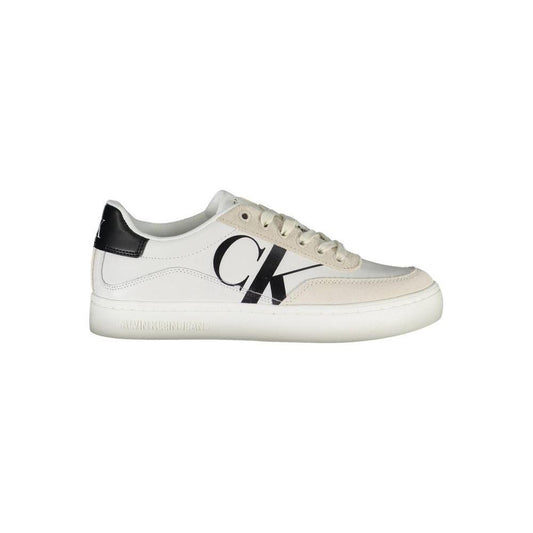 Calvin Klein Calvin Klein White Polyester Sneaker 1728,67403481248,Calvin Klein,EU38/US8,EU40/US10,EU41/US11,New with tags,Shoes,Sneakers - Women - Shoes,White,Women,Women - Shoes CA-26147-EU38/US8