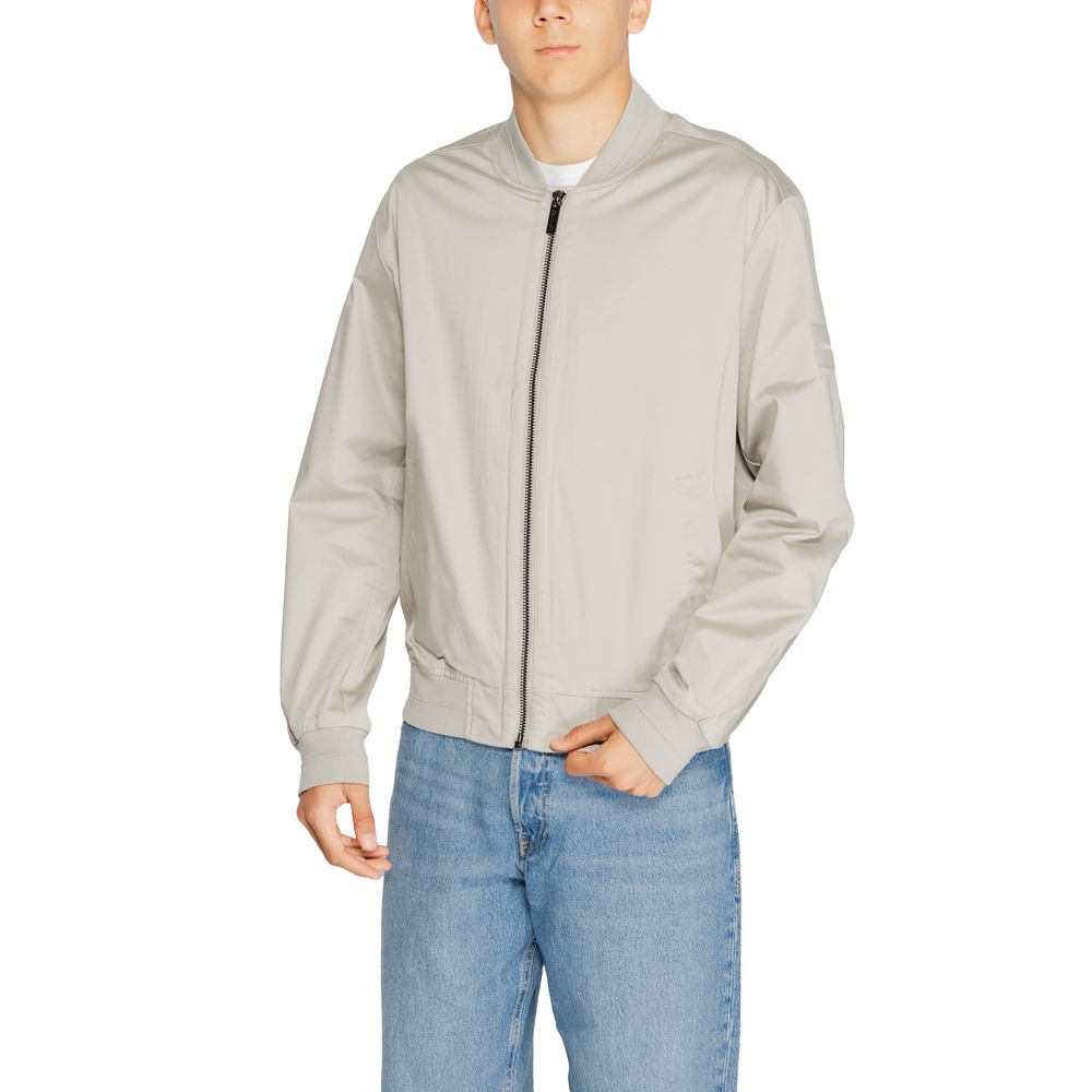 Calvin Klein Gray Organic Cotton Bomber