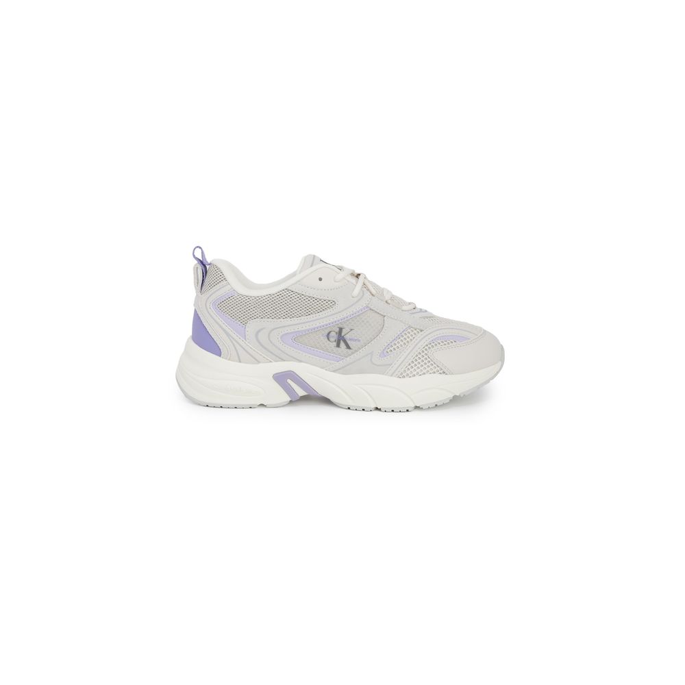 Calvin Klein Jeans Purple Leather Athletic Sneakers