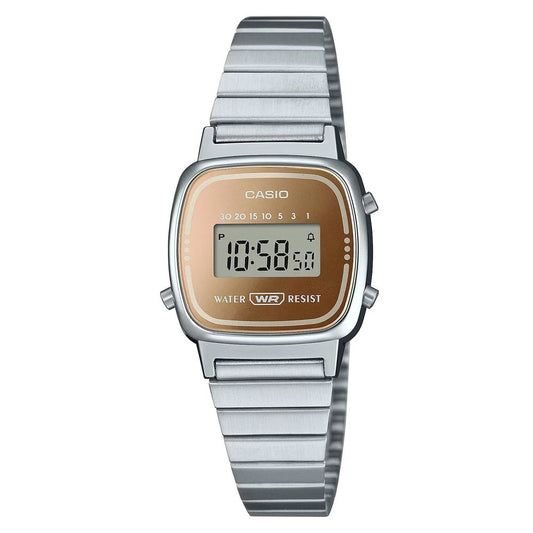Casio Gray Stainless Steel Digital Watch Casio