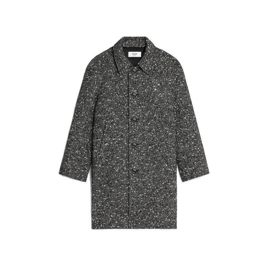 Celine Céline Camden Wool Tweed Coat CE-8815821488340-IT54 | XL