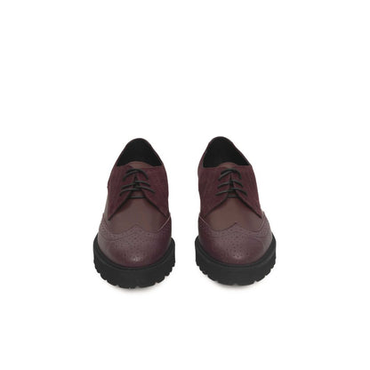 Cerruti 1881 Burgundy Cowhide Women Loafer