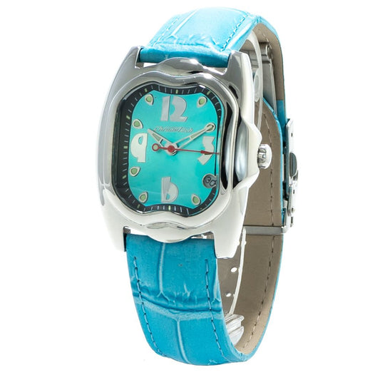 Chronotech Blue Leather Bracelet Watch Chronotech