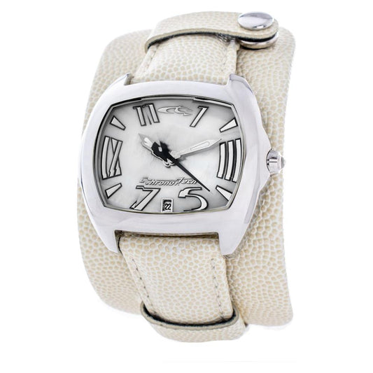 Chronotech Chronotech Beige Leather Watch CHCT2188L20AC 1728,Beige,Chronotech,New with tags,Unisex,Unisex Watches - Watches