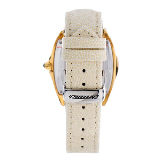 Chronotech Chronotech Beige Leather Watch CHCT7814M04AC 1728,Beige,Chronotech,New with tags,Unisex,Unisex Watches - Watches