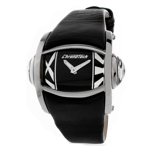 Chronotech Chronotech Black Leather Watch CHCT7681M02AC 1728,Black,Chronotech,New with tags,Watches for Women - Watches,Women