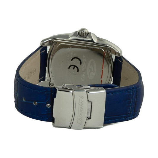 Chronotech Chronotech Blue Leather Watch CHCT7220L03AC 1728,Blue,Chronotech,New with tags,Watches for Women - Watches,Women