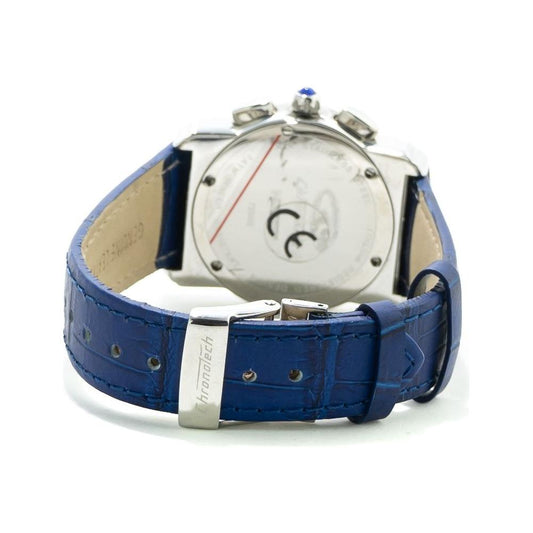 Chronotech Chronotech Blue Leather Watch CHCT7280B09AC 1728,Blue,Chronotech,New with tags,Watches for Women - Watches,Women