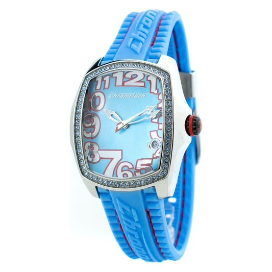Chronotech Chronotech Blue Rubber Watch CHCT7016LS13AC 1728,Blue,Chronotech,New with tags,Watches for Women - Watches,Women
