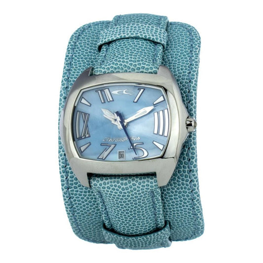 Chronotech Chronotech Green Leather Watch CHCT2188M24AC 1728,Chronotech,Green,New with tags,Unisex,Unisex Watches - Watches