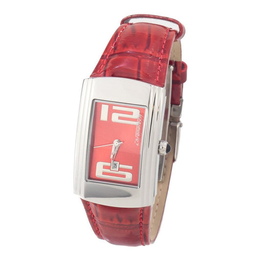 Chronotech Chronotech Red Leather Watch CHCT7017L05AC 1728,Chronotech,New with tags,Red,Watches for Women - Watches,Women